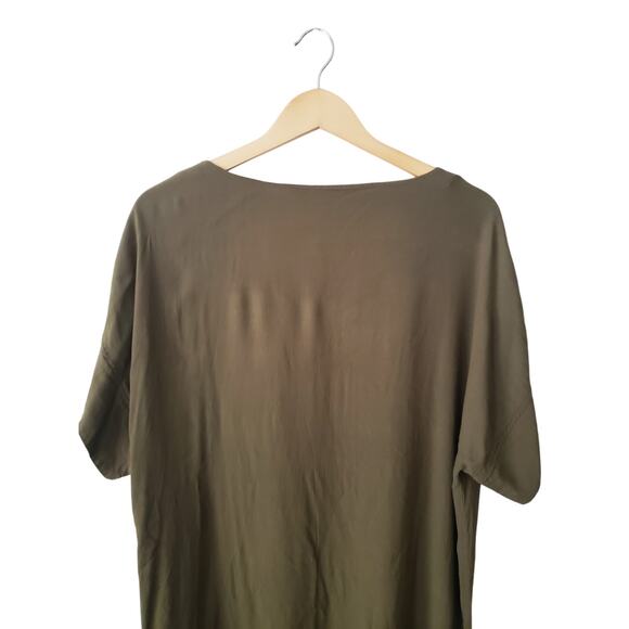 Madewell Novel Shift Dress Green Size XL - Picture 5 of 8